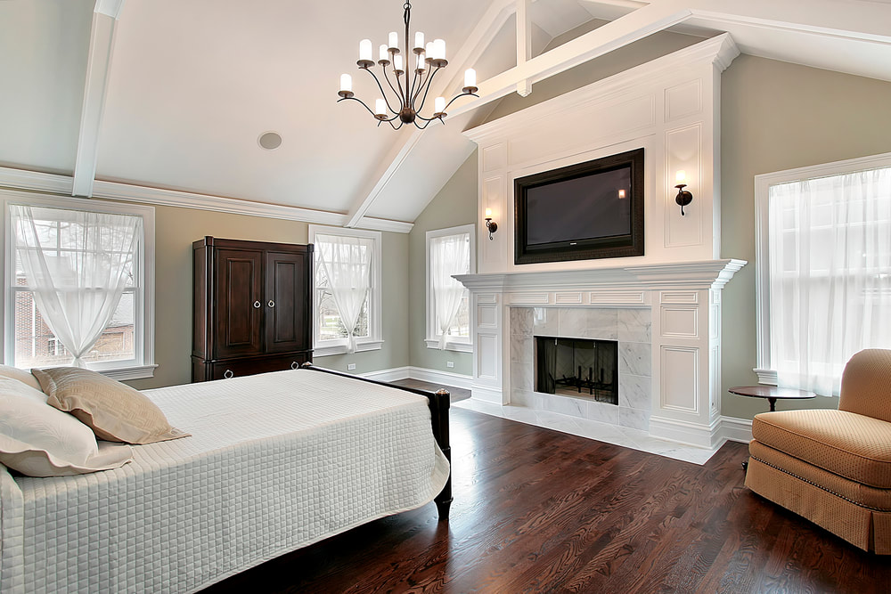 Master Bedroom with Wood Floor, Essex County, NJ